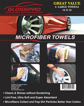 Microfiber Towels (set of 6)